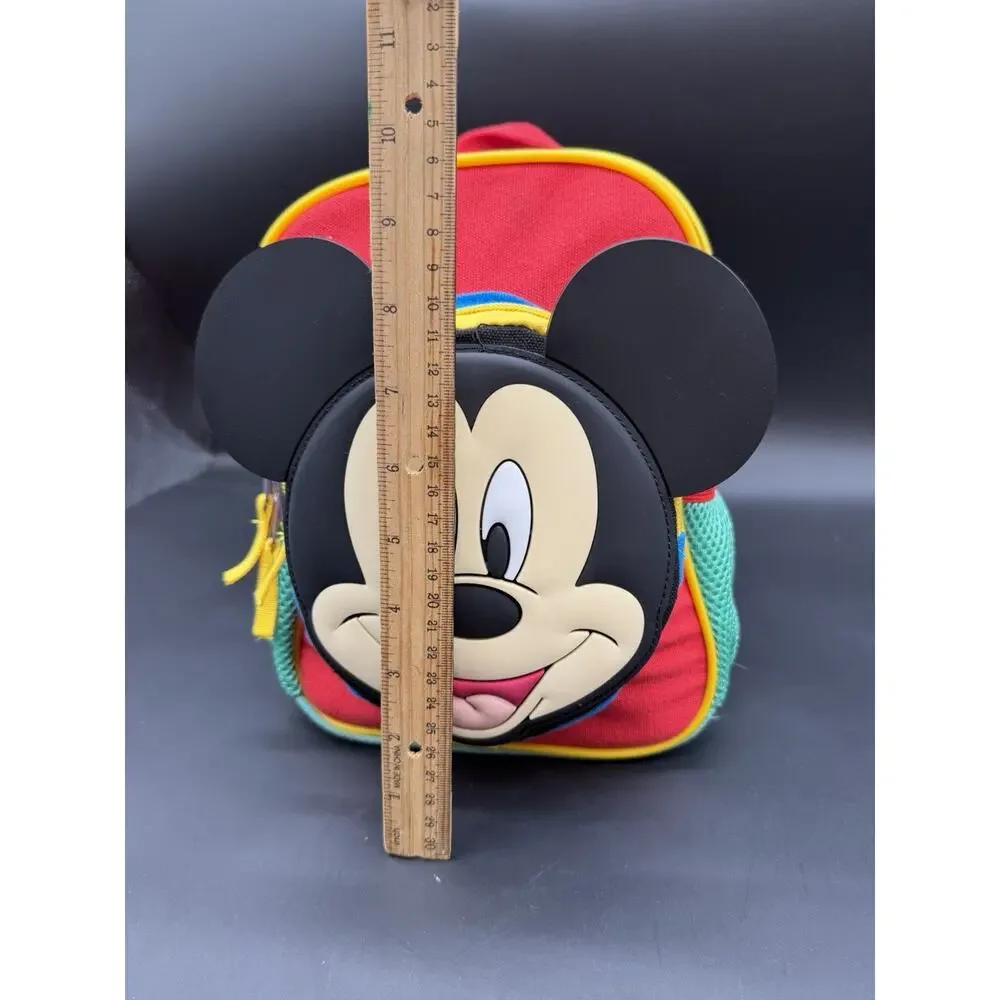 Disney Mickey Mouse Kids Mini Backpack 3D Face Ears Red Blue Target 2021